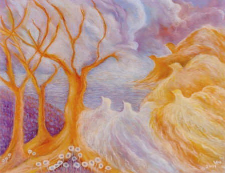 Vivi's Spiritual Soft Pastel Painting 20